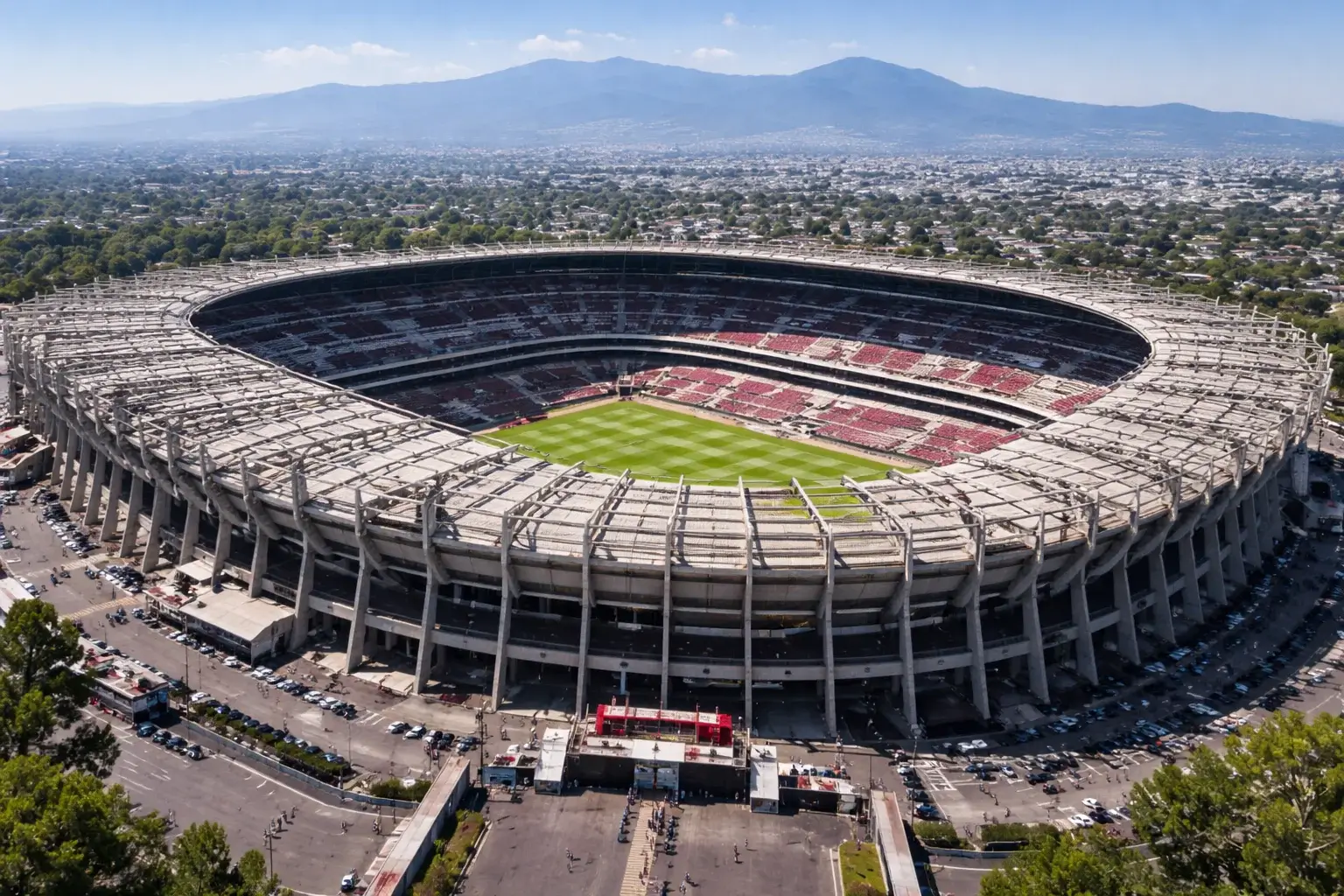 Estadio Azteca i Mexico City – arenan för VM-premiären 2026