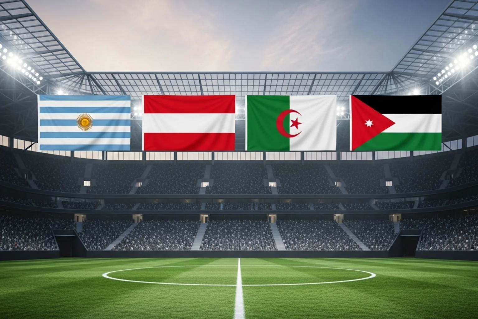 Grupp J i VM 2026 med Argentina, Österrike, Algeriet och Jordanien